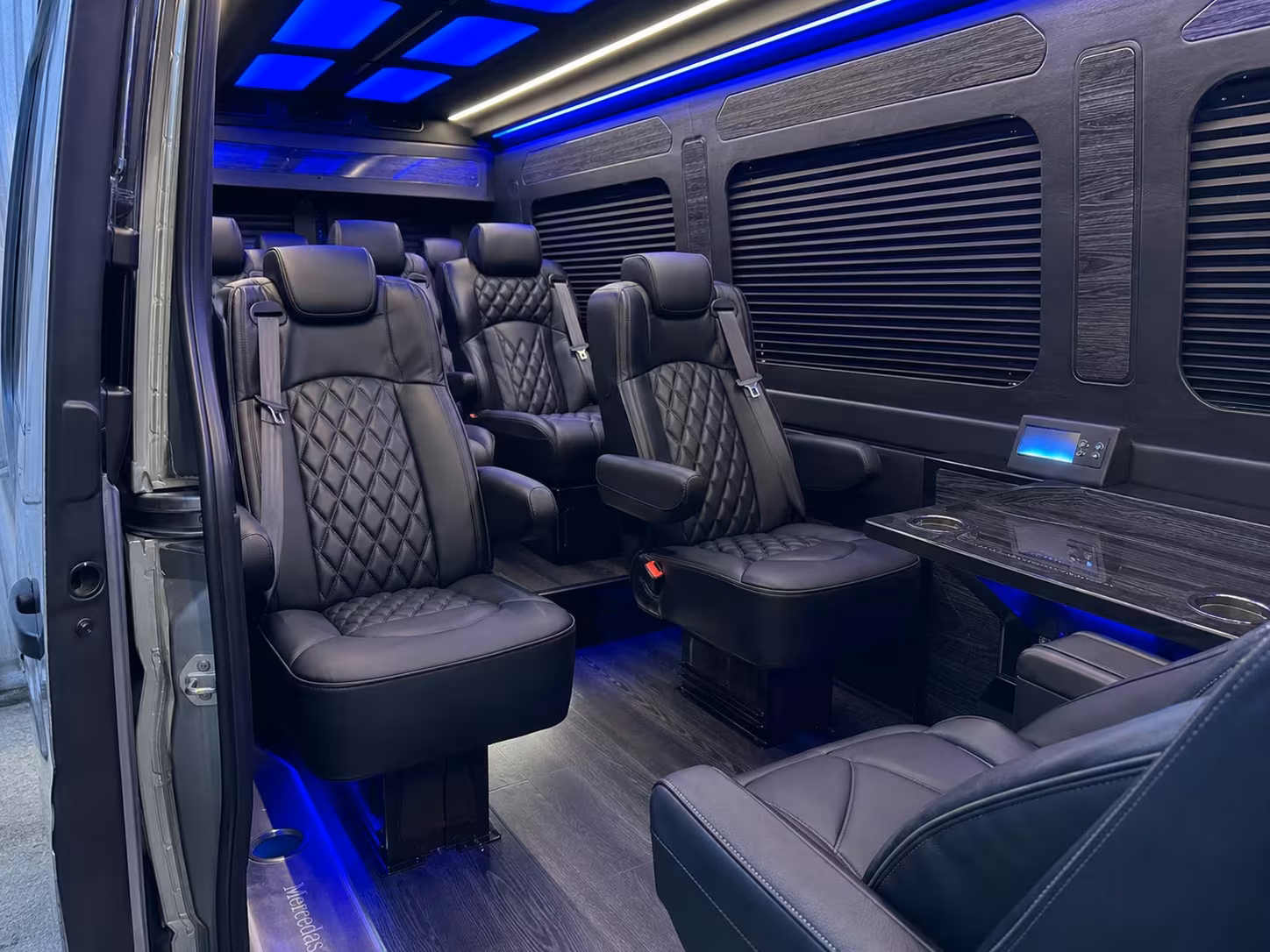 sprinter van transportation for groups and events across davis